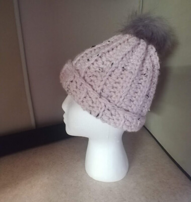 Crocheted Rib Stitch Hat Pattern by YarnOverisuniversal