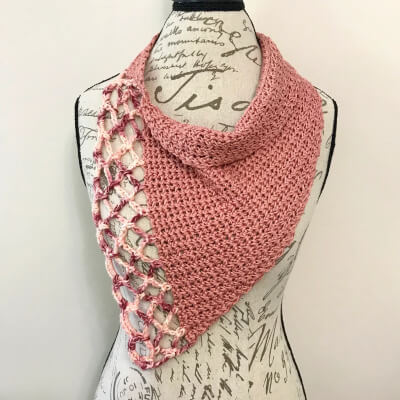 Lovie Dovie Neck Wrap Easy Crochet Pattern by SimplyHookedbyJanet