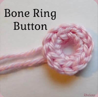 Crochet Bone Ring Button Pattern by Crochet N Crafts