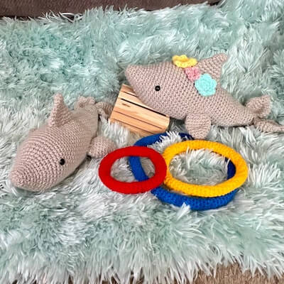 Crochet Dolphin Amigurumi Pattern by Pixie Marie Creates