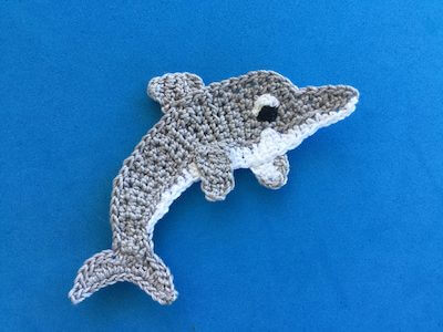 Crochet Dolphin Applique Pattern by Kerri's Crochet