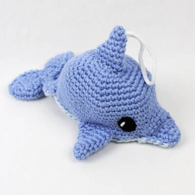 Crochet Dolphin Scrubby Pattern by Critteriffic Crochet