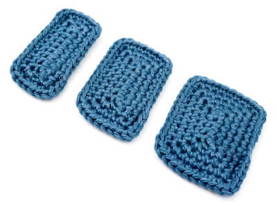 Crochet Rectangles by Supergurumi