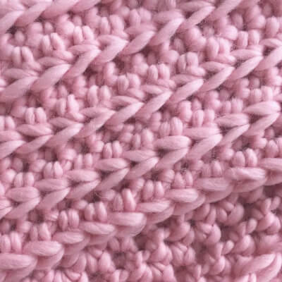 crochet ribbing from Dora Does