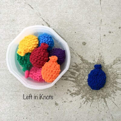 Crochet Water Balloons Pattern by Left In Knots