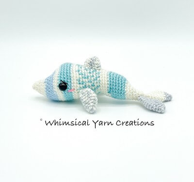 Dixie, The Dolphin Crochet Pattern by Whimsical Yarn Designs