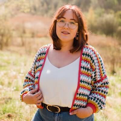 Gertie Cardigan Crochet Pattern by Holly Woodward Designs