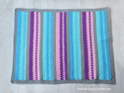 Öresund Sky Bath Mat Crochet Pattern by Lilla Bjorn's Crochet World