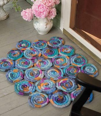 Stained Glass Rug Crochet Pattern by Interweave