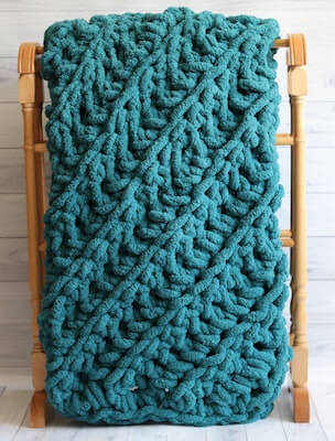 Two Hour C2C Crochet Blanket Pattern by Rich Textures Crochet
