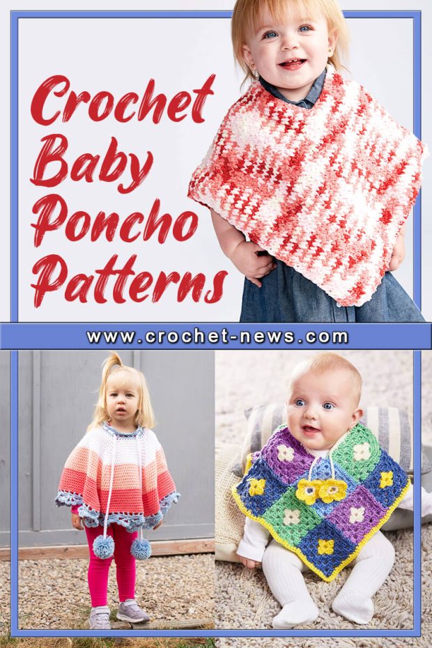 CROCHET BABY PONCHO PATTERNS