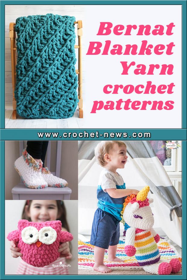 BERNAT BLANKET YARN CROCHET PATTERNS