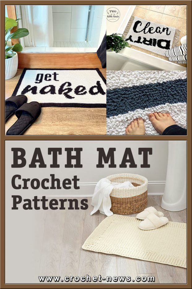 CROCHET BATH MAT PATTERNS