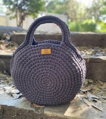 Crochet Circle Bag Pattern by SofttouchGreece