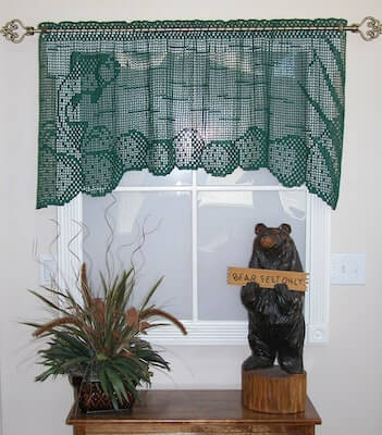 Gone Fishin' Crochet Valance Pattern by Kathryn Clark Design