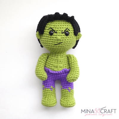 Hulk Amigurumi Pattern by Yazminasscraft 