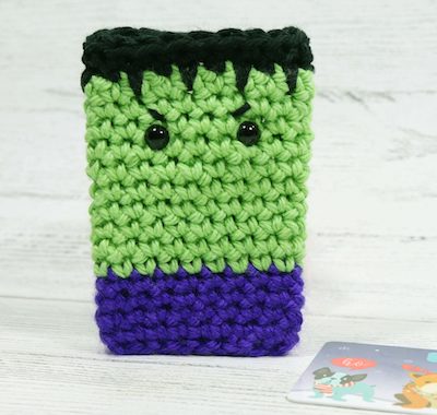 Incredible Hulk Crochet Gift Card Holder Pattern by It's So Corinney