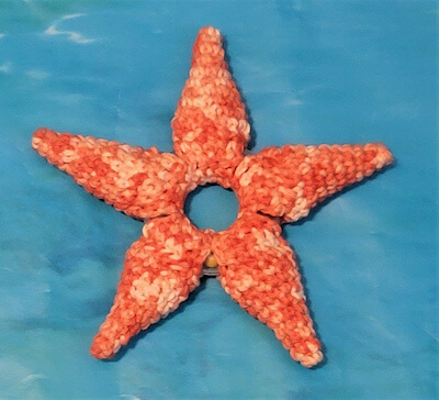Starfish Baby Rattle Crochet Pattern by Lisa Ferrel