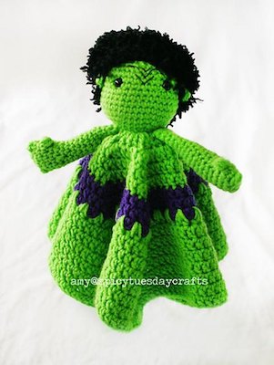 The Hulkster Blanket Buddy Crochet Pattern by Spicy Tuesday