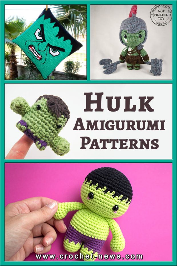 HULK AMIGURUMI PATTERNS