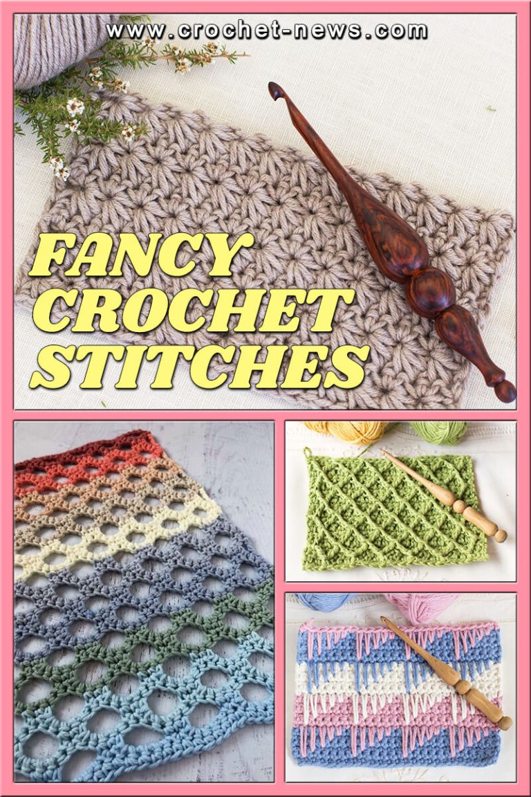 20 Fancy Crochet Stitches - Crochet News