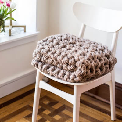 Extreme Hand Crochet Throw Blanket Pattern by flexandtwine