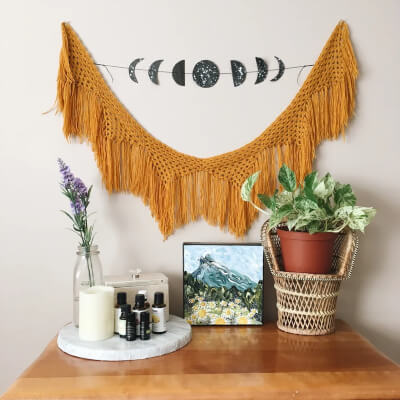 Fresh Fringe Banner Crochet Pattern by HelloWildflowerCo