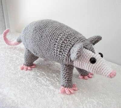 Opossum Amigurumi Pattern by Ooh Look It's A Rabbit