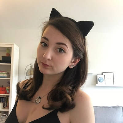 Black Cat Ears Headband Crochet Pattern by Shop Zoe Creates