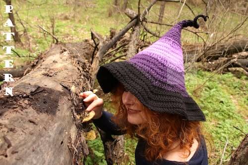 Crochet Witch Hat Pattern by Dasha House