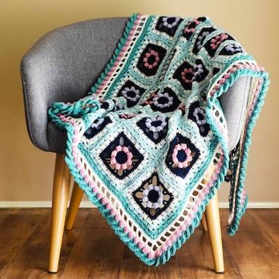 Lara's Lapghan Blanket Crochet Pattern by The Loopy Stitch Shop