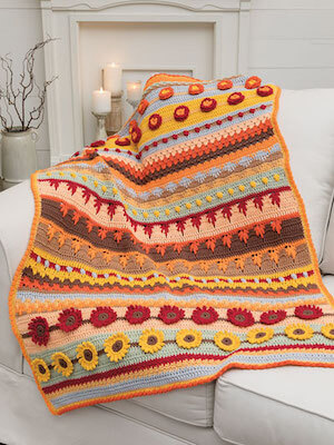 Rhapsody Sampler Free Crochet Lapghan Pattern by Annie's Catalog