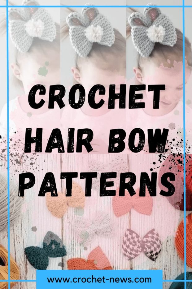 Crochet Hair Bow Patterns.