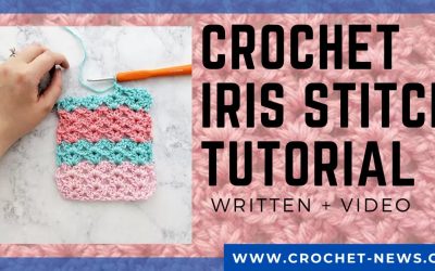 Crochet Iris Stitch Tutorial | Written + Video ﻿