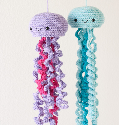 Crochet Jellyfish Pattern by One Dog Woof