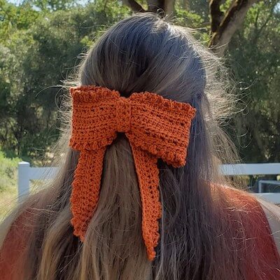 Crochet Bountiful Hair Bow Pattern by Poppysmicks