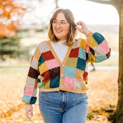 Crochet Jilly Cardigan Pattern by Holly Woodward Designs