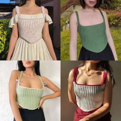 Crochet Juliette Corset Pattern by I Will Crochet