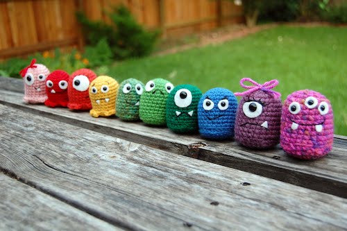Crochet Monsters Pattern by Crafty Is Cool 