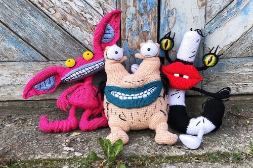 Crochet Monsters Pattern by Monoxa Crochet Toys