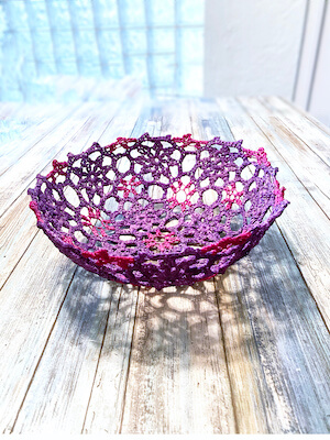 Norah Bowl Crochet Pattern by Kristin Omdahl