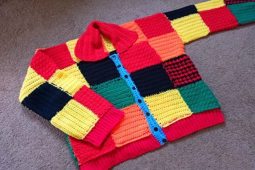 The Iconic Patchwork Cardigan Crochet Pattern by Seilina Veronique