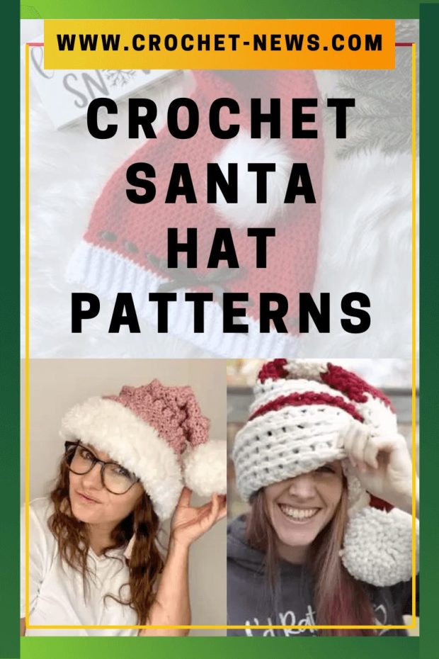 15 Crochet Santa Hat Patterns.