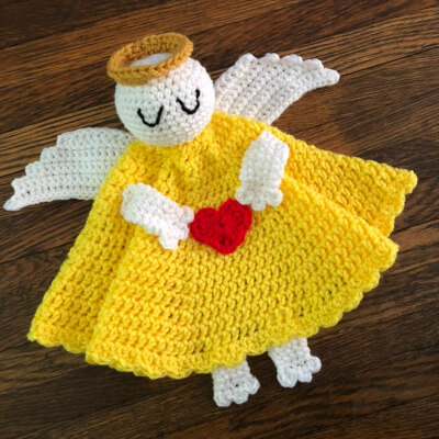 Baby Lovey Angel Crochet Pattern by DAC Crochet