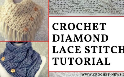 Crochet Diamond Lace Stitch Tutorial