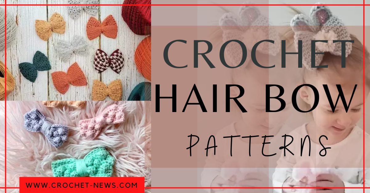 Crochet Hair Bow Patterns