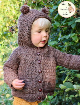 Honey Bear Crochet Sweater Pattern by The Moule Hole