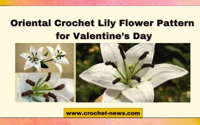 Oriental Crochet Lily Flower Pattern for Valentine’s Day