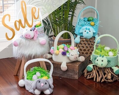 Easter Baskets Crochet Pattern by Briana K Designs