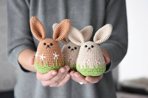 Spring Easter Bunny Crochet Pattern by Lilleliis
